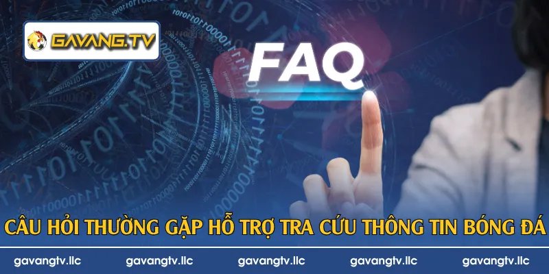 Câu hỏi thường gặp hỗ trợ tra cứu thông tin bóng đá