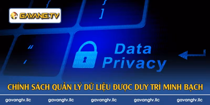 Chính sách quản lý dữ liệu được duy trì minh bạch