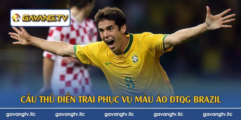 Cầu thủ điển trai phục vụ màu áo ĐTQG Brazil